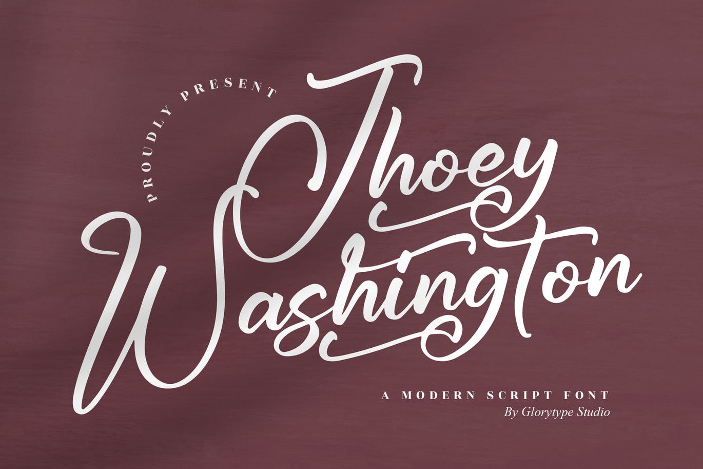品牌推广手写脚本字体 Jhoey Washington Script Font 设计素材 第1张