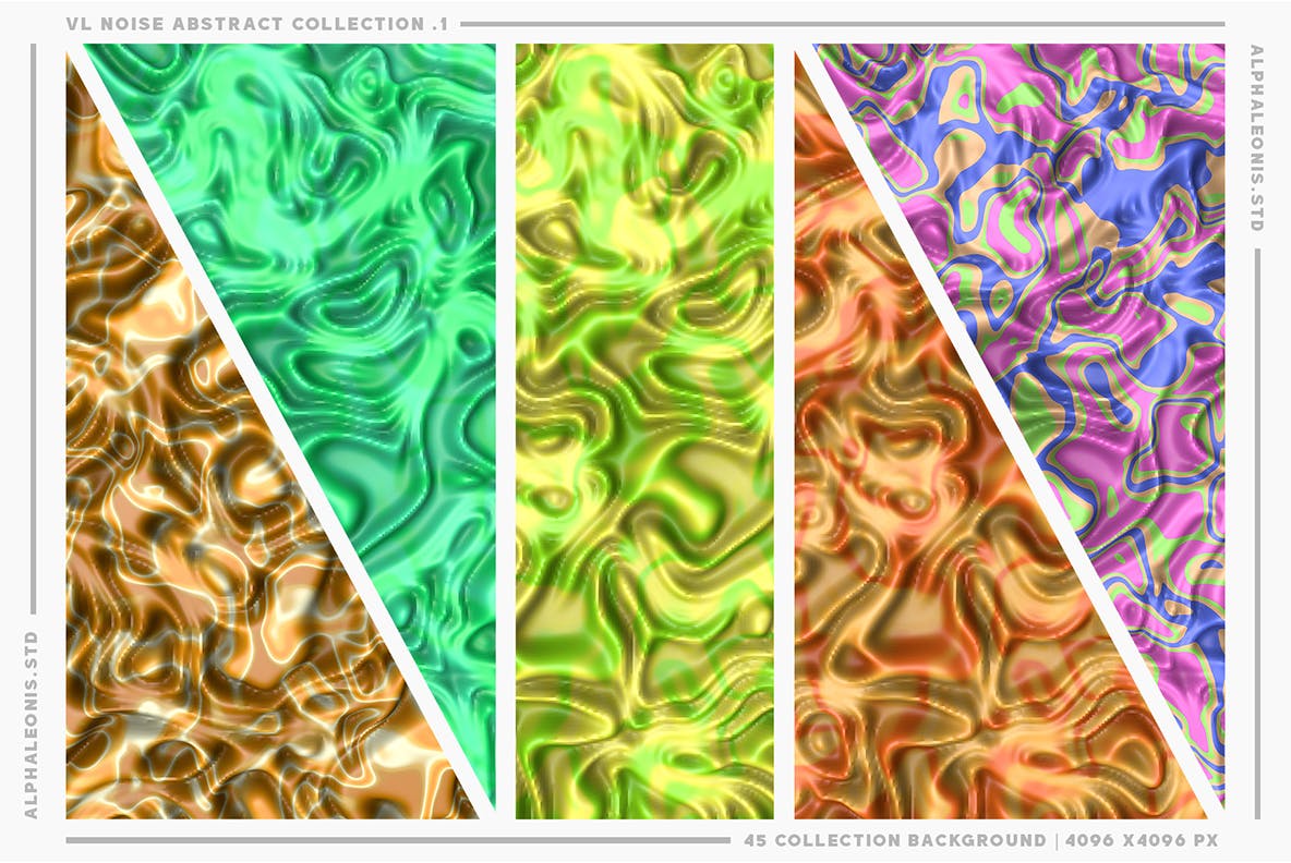 3D抽象液体纹理背景 Abstract Liquid Textures 3D 图片素材 第8张