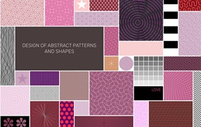 抽象图案无缝设计矢量素材 Abstract Patterns Seamless Design vector artwork