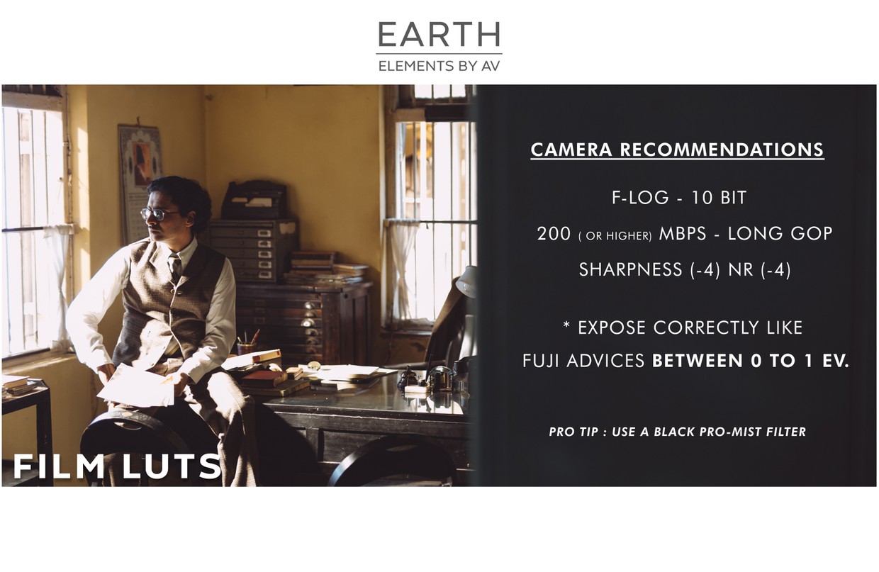 适用于FUJIFILM X和GFX富士相机的LUTS调色预设包 Earth LUT Pack 插件预设 第4张