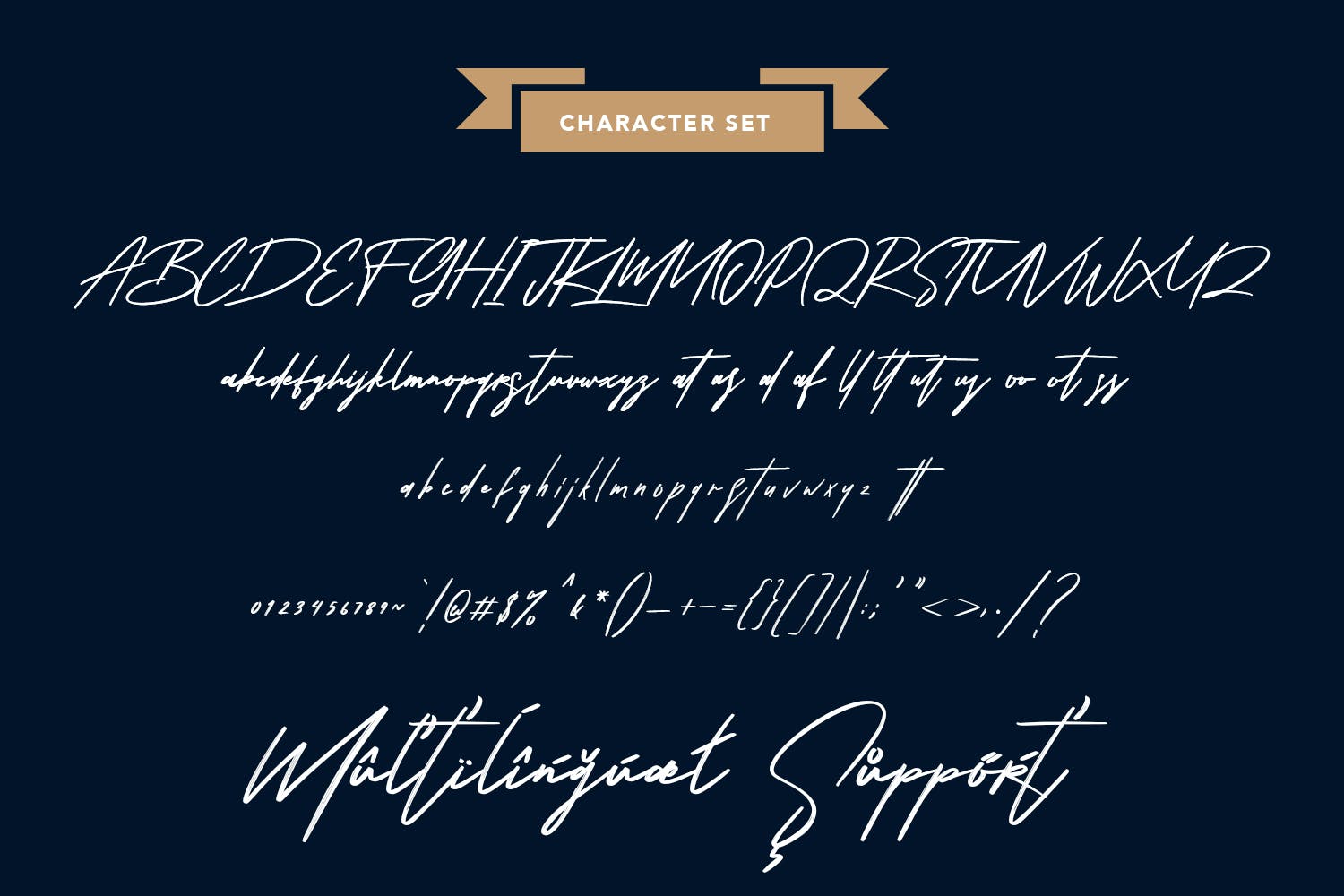 手写效果英文签名笔刷字体 Shoterns Signature Brush Font 设计素材 第8张