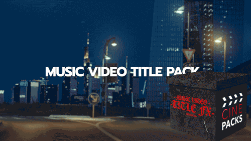 CINEPACKS 复古哥特式风格电影音乐视频标题特效动画包 MUSIC VIDEO TITLE FX 插件预设 第1张