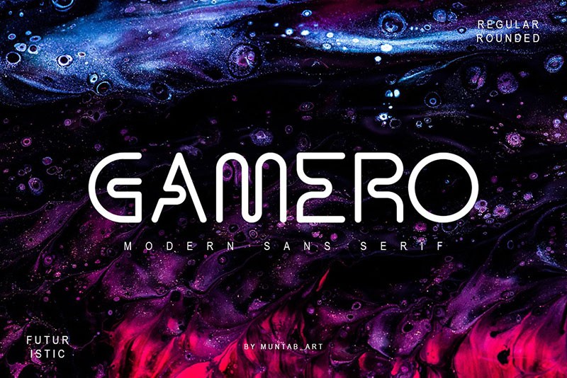 Gamero现代无衬线英文字体 设计素材 第1张