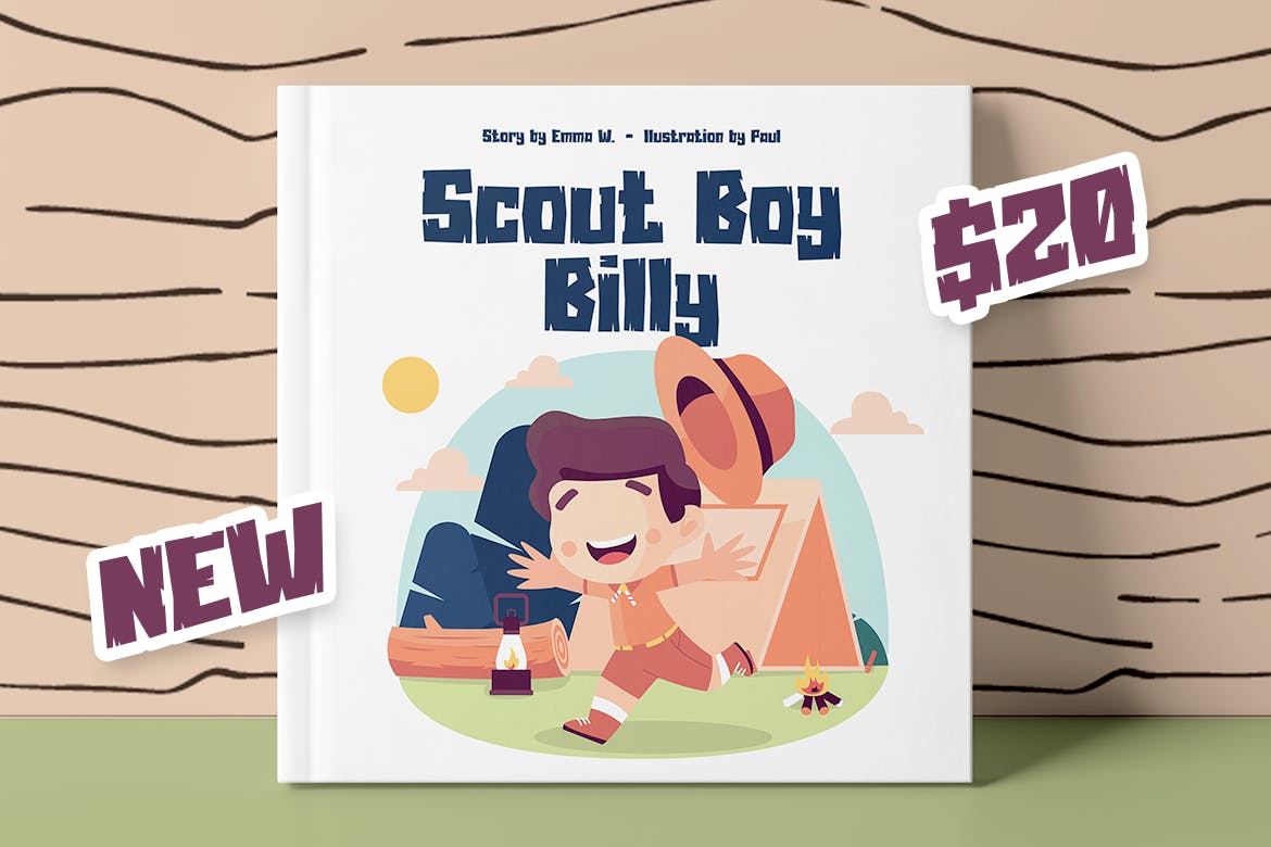 儿童冒险无衬线字体素材 Woocaza – Kids Adventure Font 设计素材 第7张