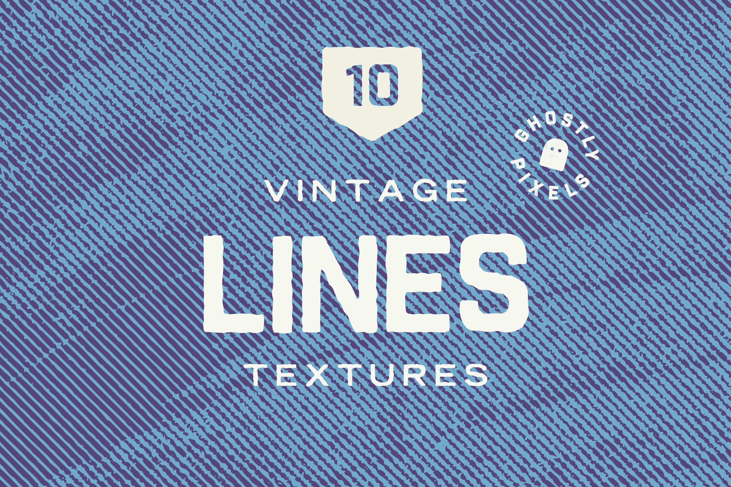复古半色调线条纹理素材v2 Vintage Lines Textures Vol. 2 图片素材 第1张