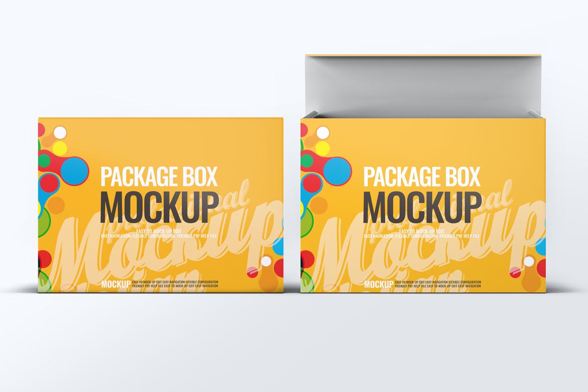 产品包装纸盒样机图psd模板 Package Boxes Mock-Up 样机素材 第4张