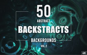 50个流体抽象背景素材v2 50 Abstract Backstracts – Vol. 2