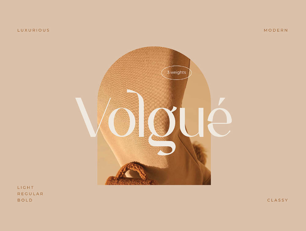 Volgue经典现代字体 设计素材 第11张