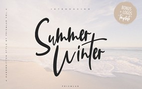 现代精致手写字体 Summer Winter | A Sophisticated Font