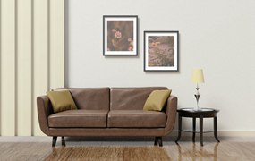 客厅极简画框相框样机 Minimalist Frame Mockup in Living Room