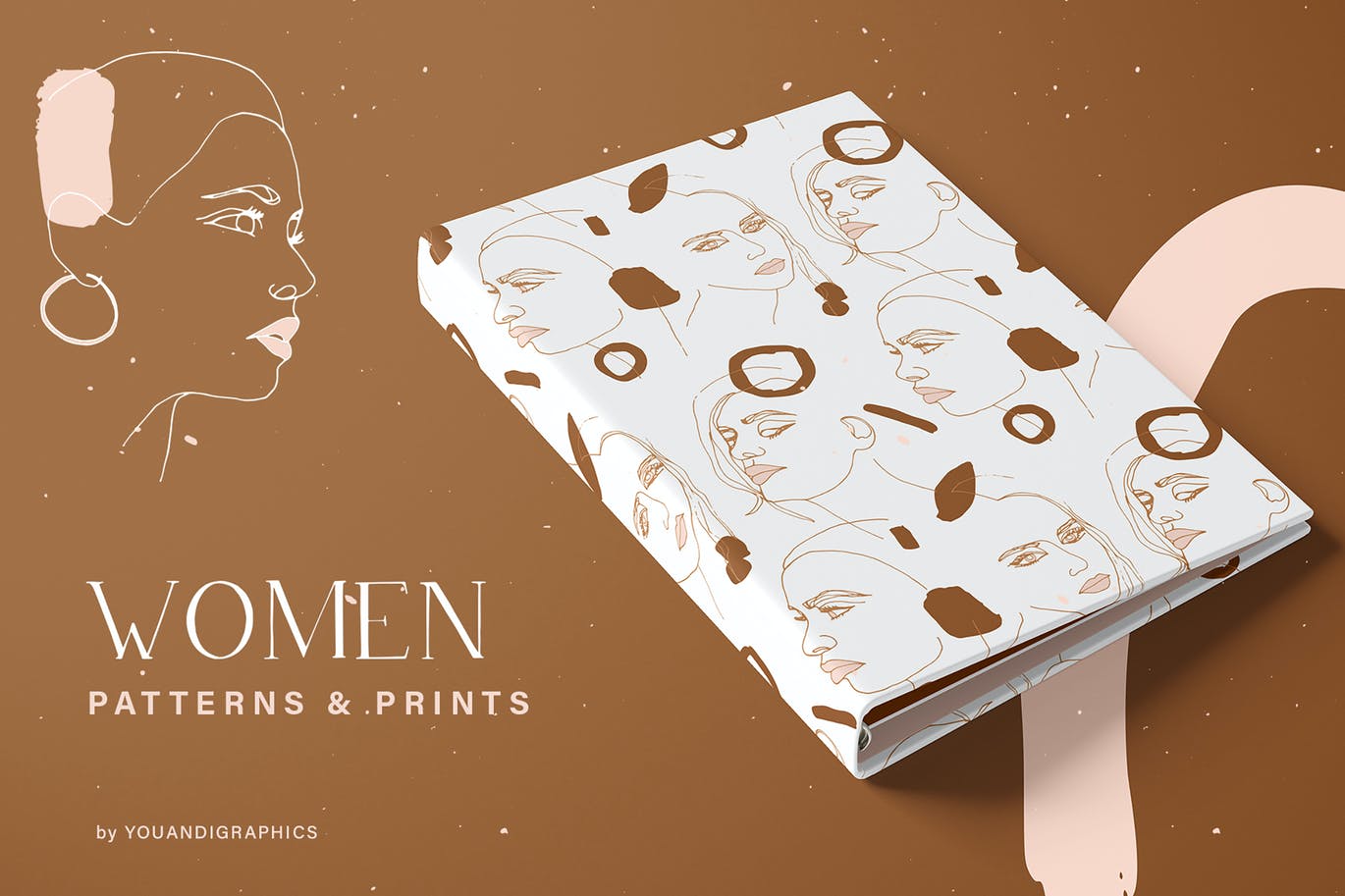 女性主题图案和插画集合 Women Patterns & Illustration Prints 图片素材 第1张