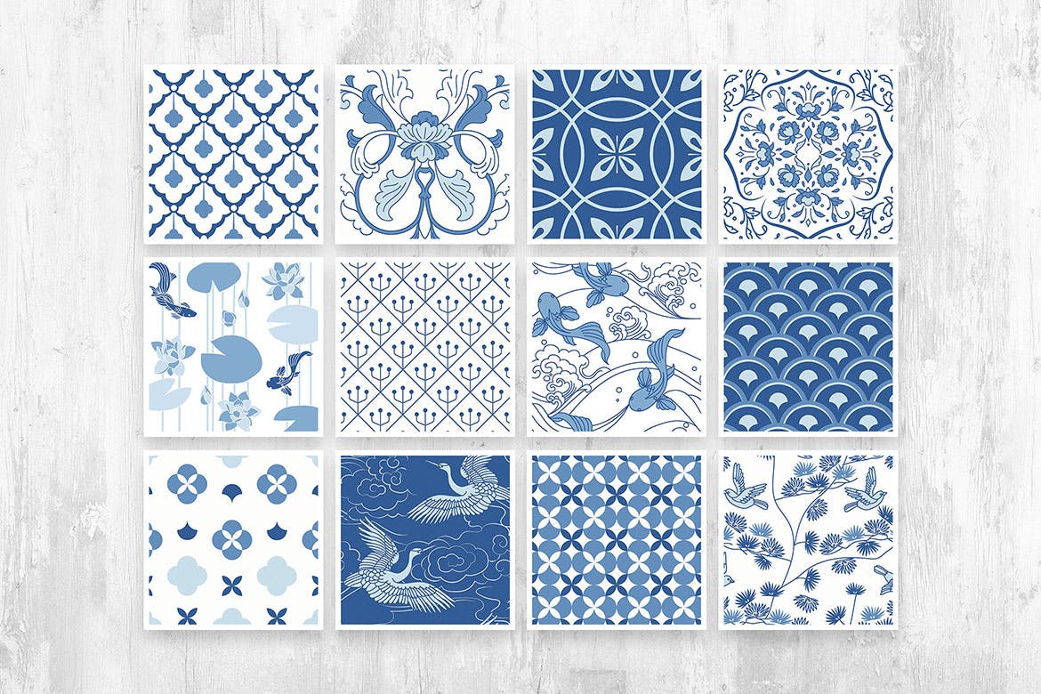 国风陶瓷图案收藏集 Chinese Ceramic Patterns Collection 图片素材 第9张