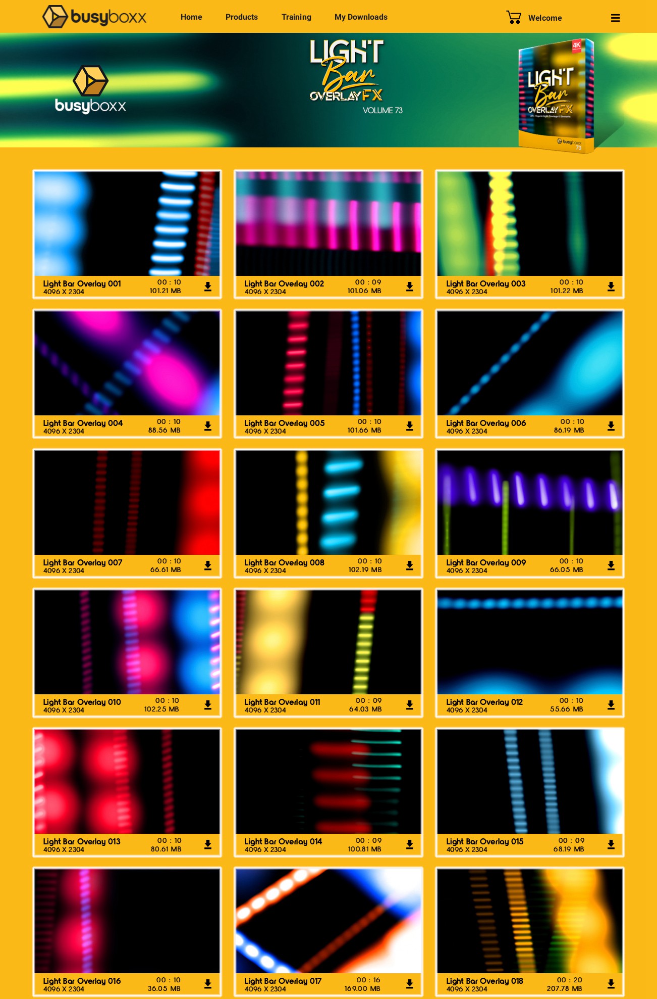 Busy Boxx 211多个霓虹多彩舞蹈灯光条耀斑光叠加元素4K视频素材 V73 Light Bar Overlay FX . 第2张