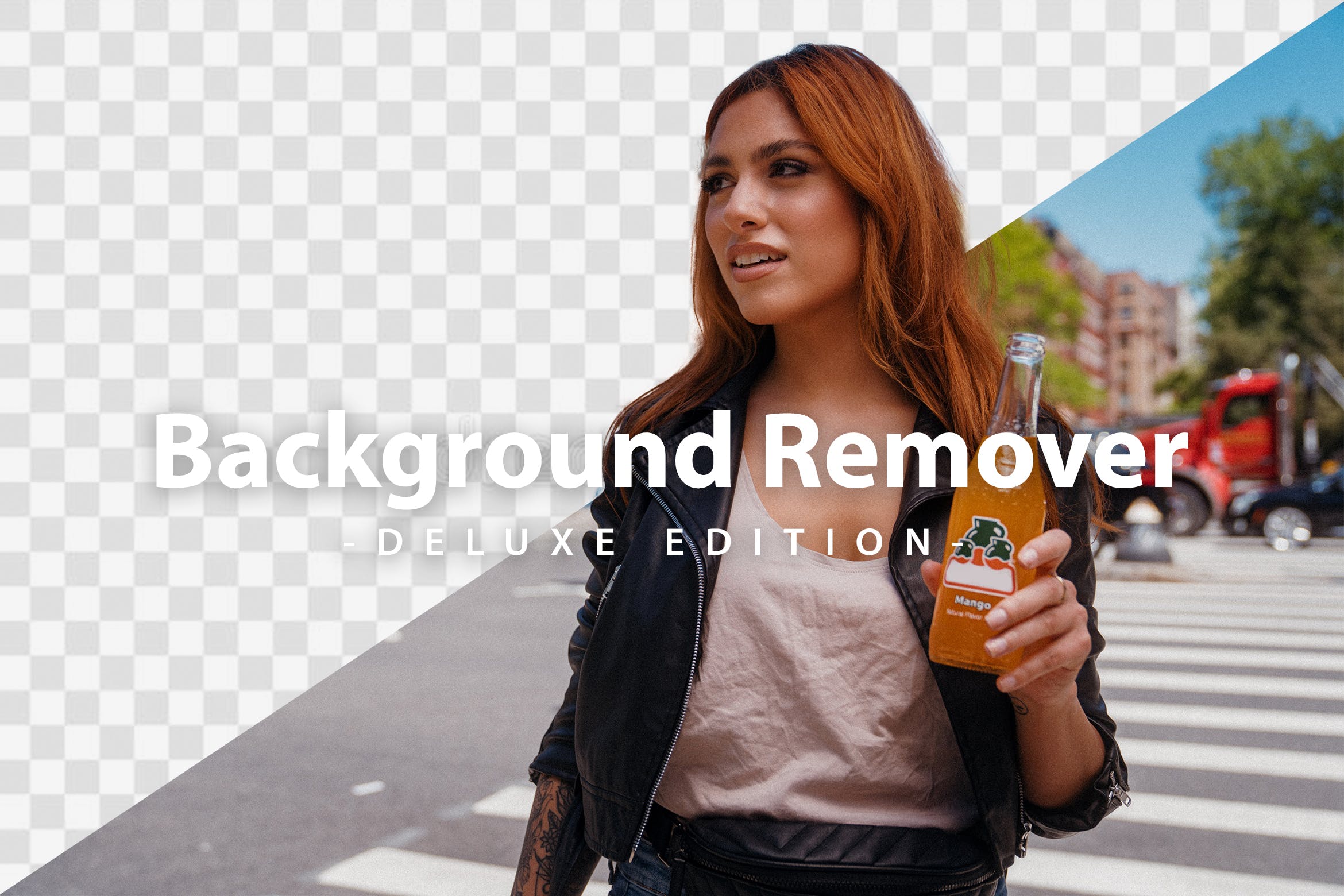 透明背景生成ps特效动作 Background Remover Action | Deluxe Edition 插件预设 第1张