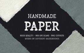 20 个高品质手工剪纸纹理背景 Handmade Paper Cutouts