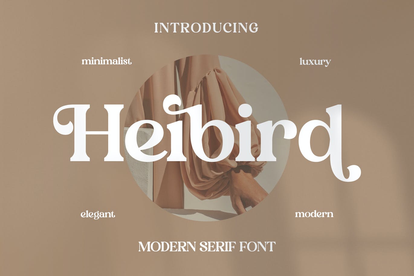 豪华品牌项目衬线字体素材 Heibird Serif Font 设计素材 第15张
