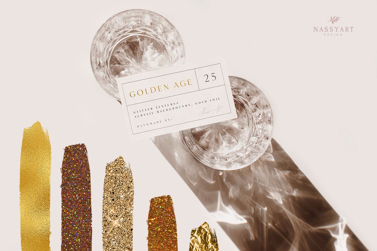 25个黄金时代奢华质感纹理 25 Golden Age Luxury Textures 图片素材 第10张