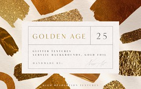 25个黄金时代奢华质感纹理 25 Golden Age Luxury Textures