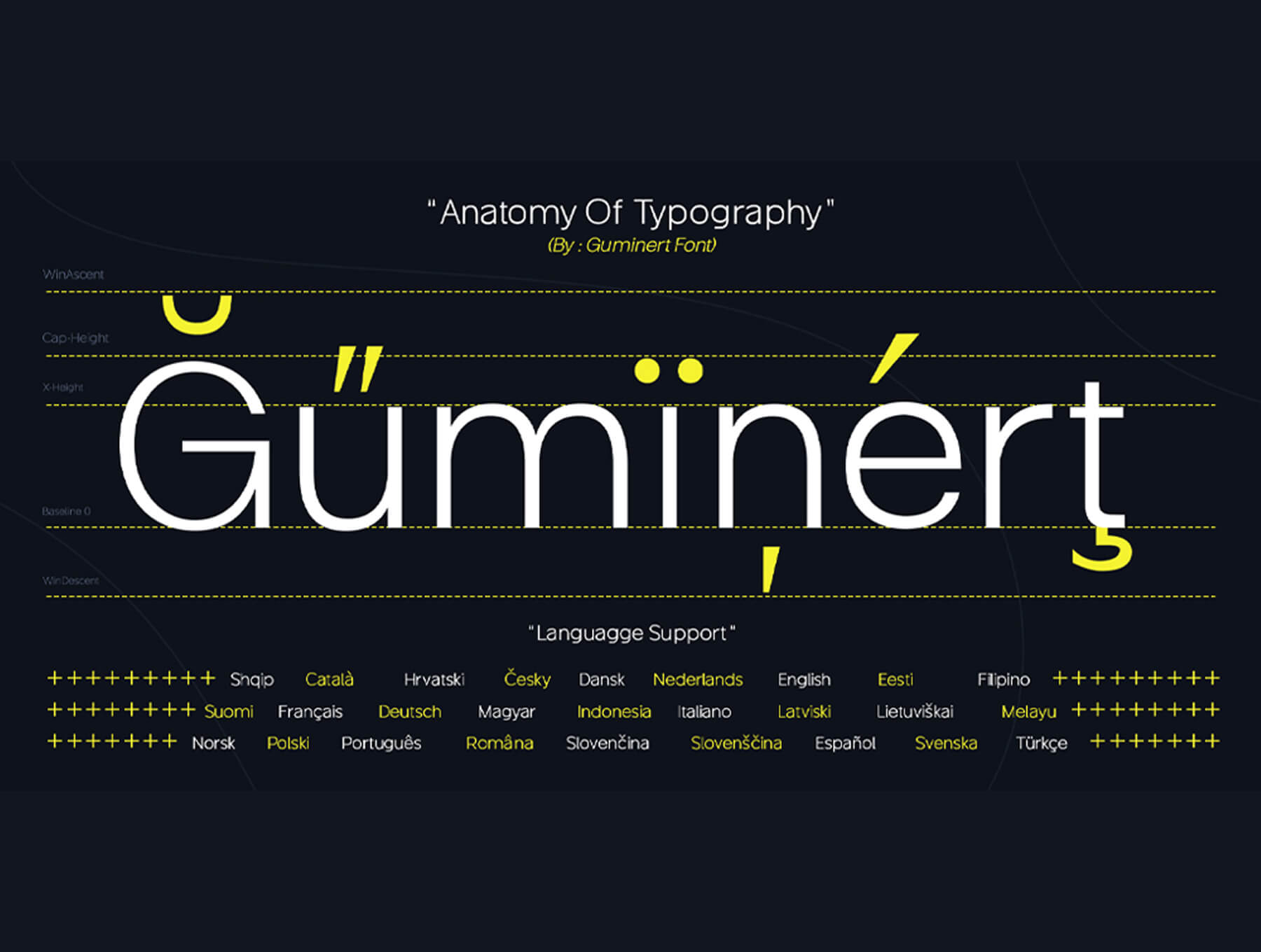Guminert现代无衬线字体 设计素材 第8张
