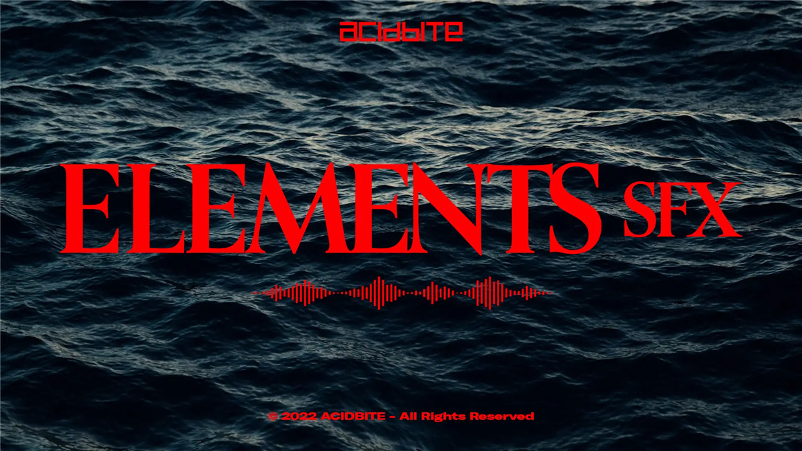 ACIDBITE 147个诗意深沉氛围户外海浪篝火风声环境转场音效 Elements SFX 影视音频 第1张