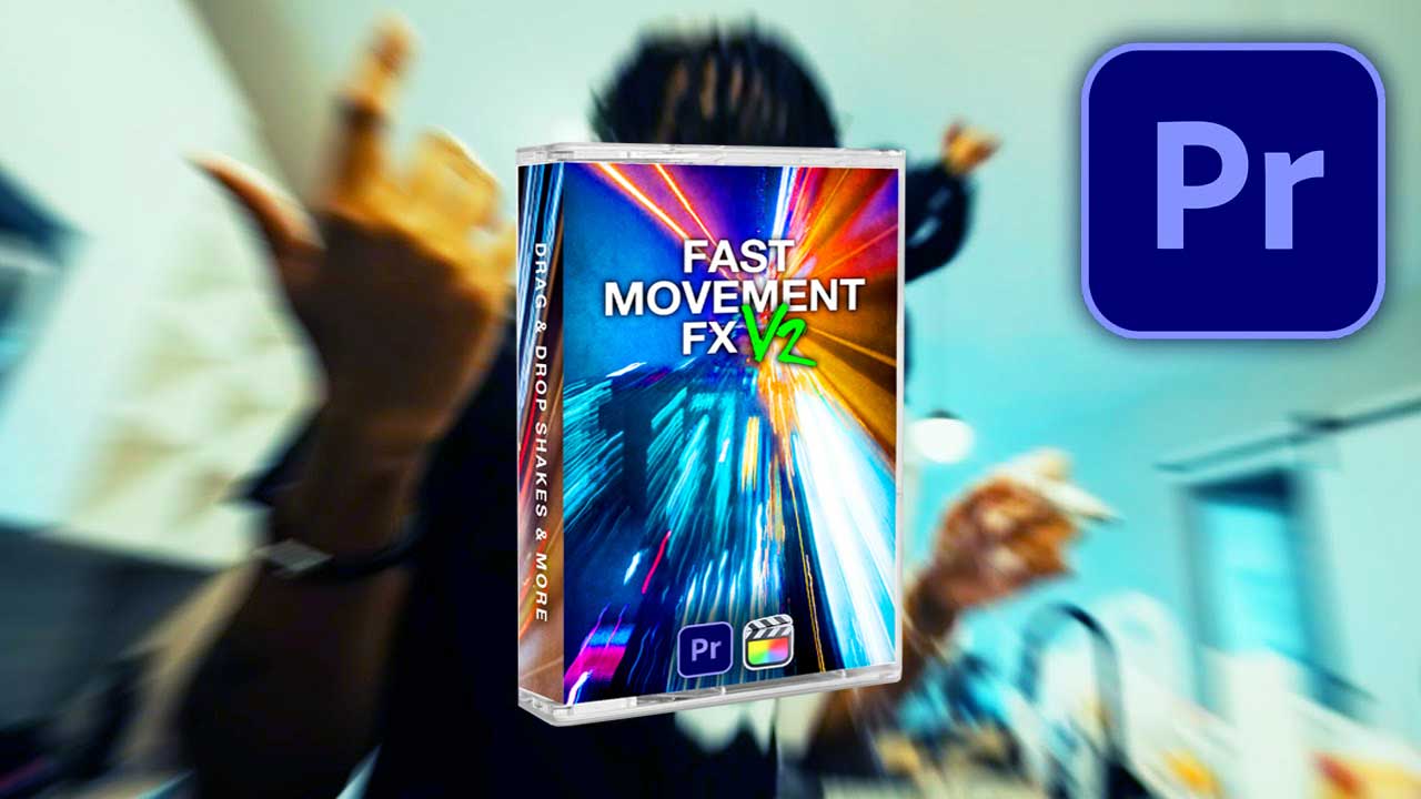 PR预设：嘻哈风格快节奏画面快速运动摇晃转场过渡预设素材V2 TinyTapes FAST MOVEMENT FX V2 . 第1张