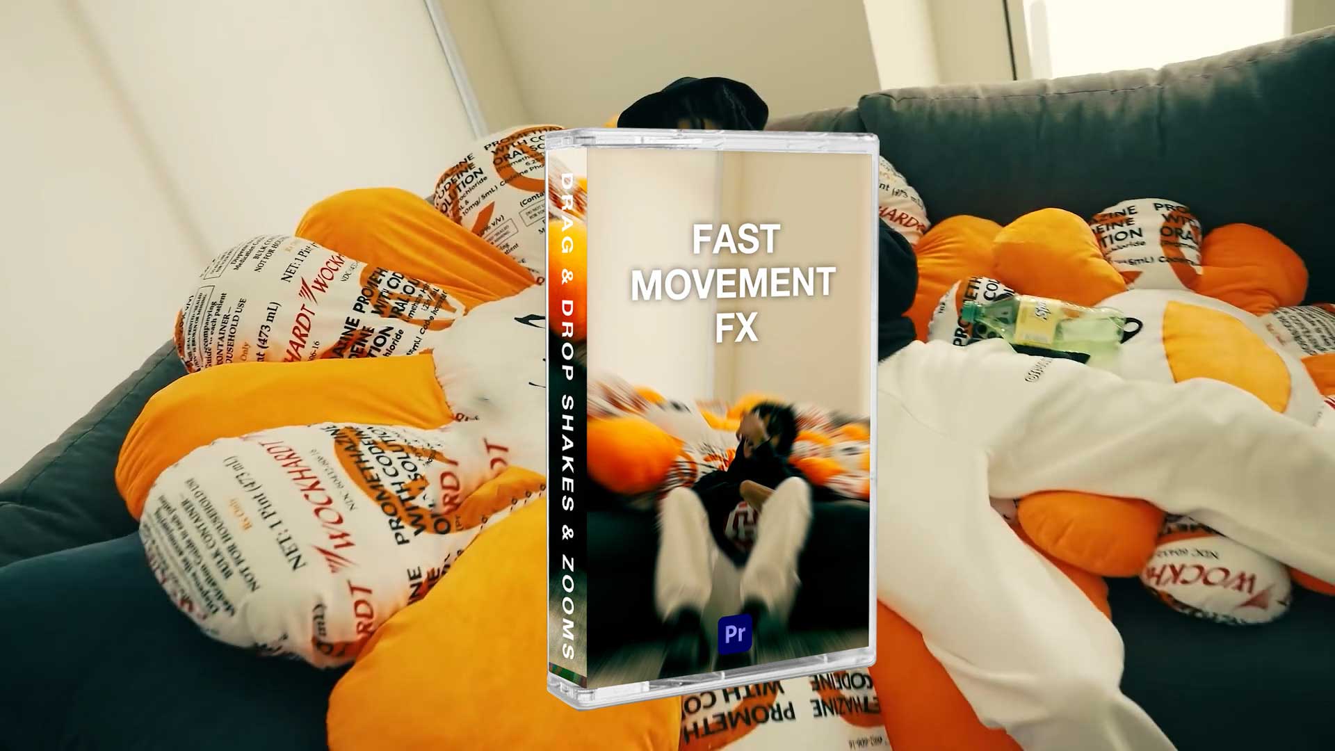 PR预设：嘻哈风格快节奏画面快速运动摇晃转场过渡预设素材 TinyTapes FAST MOVEMENT FX . 第1张