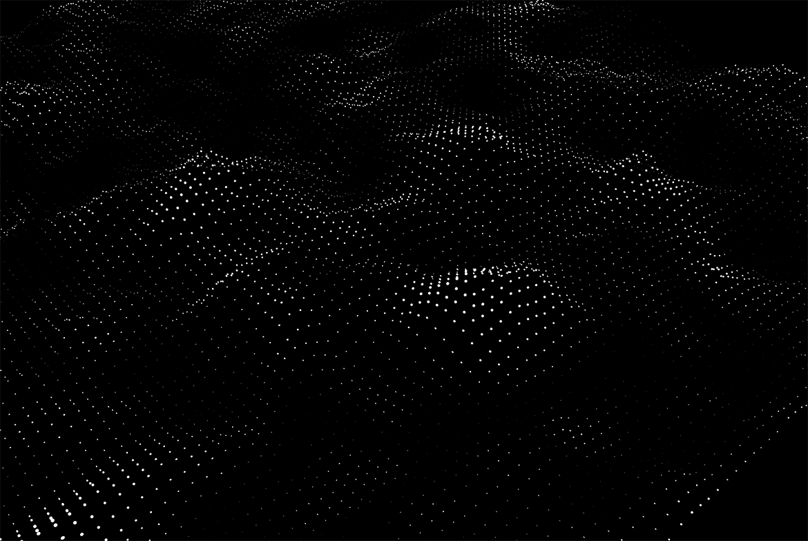 白色粒子抽象黑色背景 GEO_NOISE6 Image Pack 图片素材 第2张