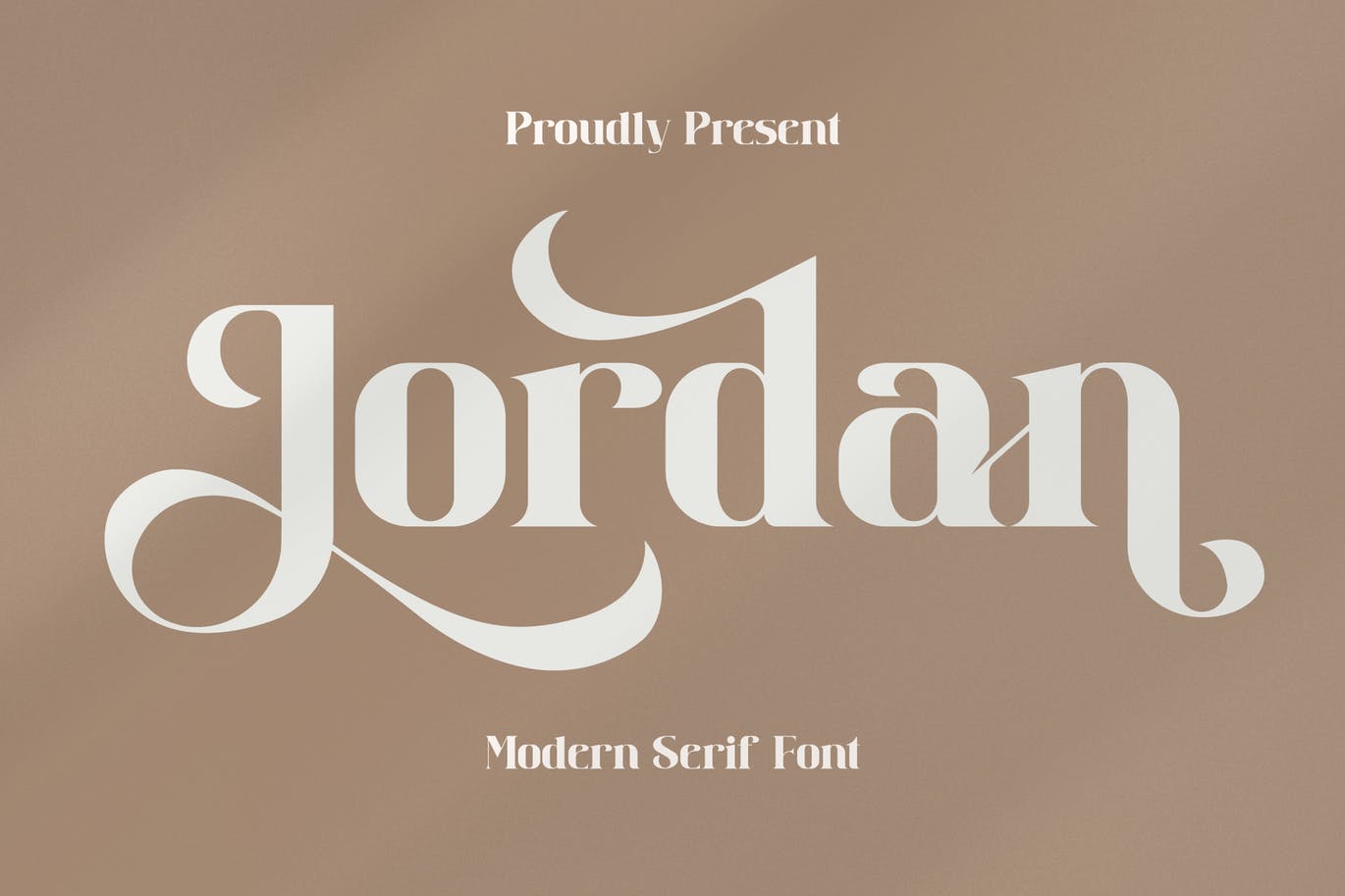 品牌装饰衬线字体素材 Jordan Serif Font 设计素材 第1张