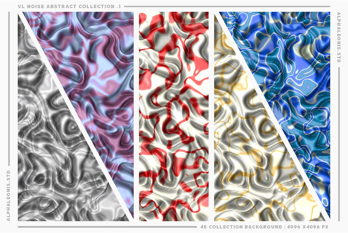 3D抽象液体纹理背景 Abstract Liquid Textures 3D 图片素材 第10张