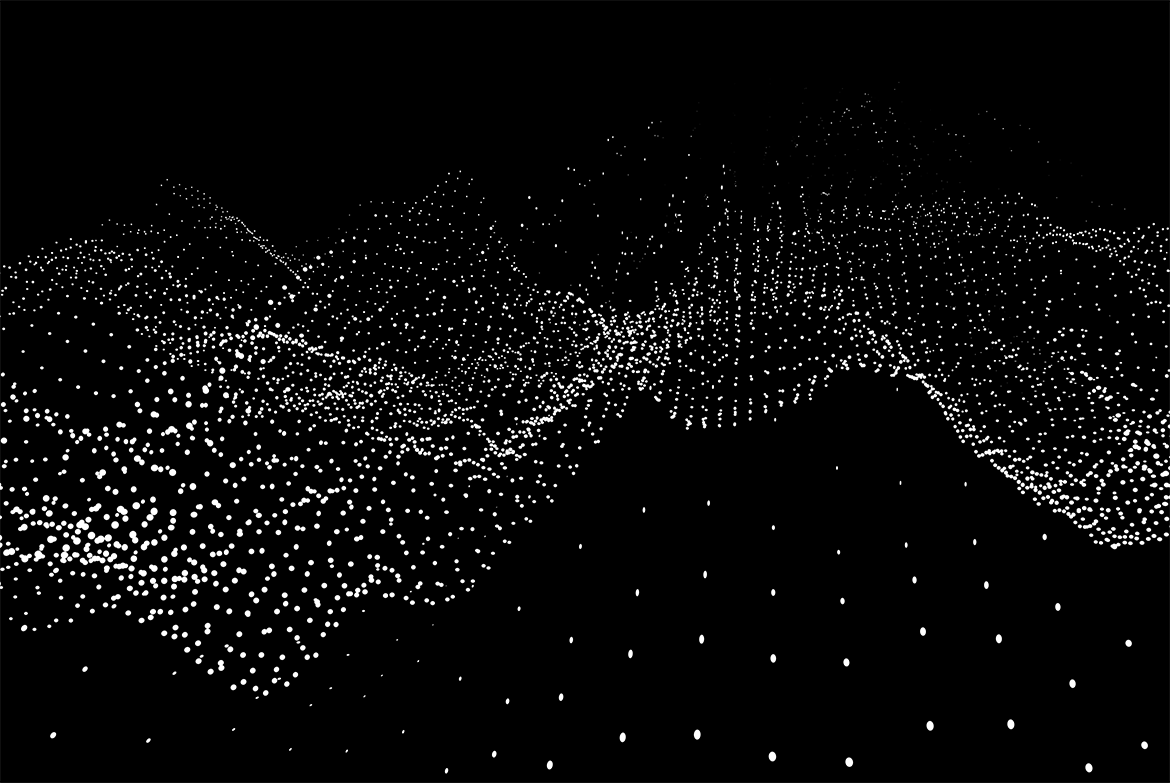 白色粒子抽象黑色背景 GEO_NOISE6 Image Pack 图片素材 第10张
