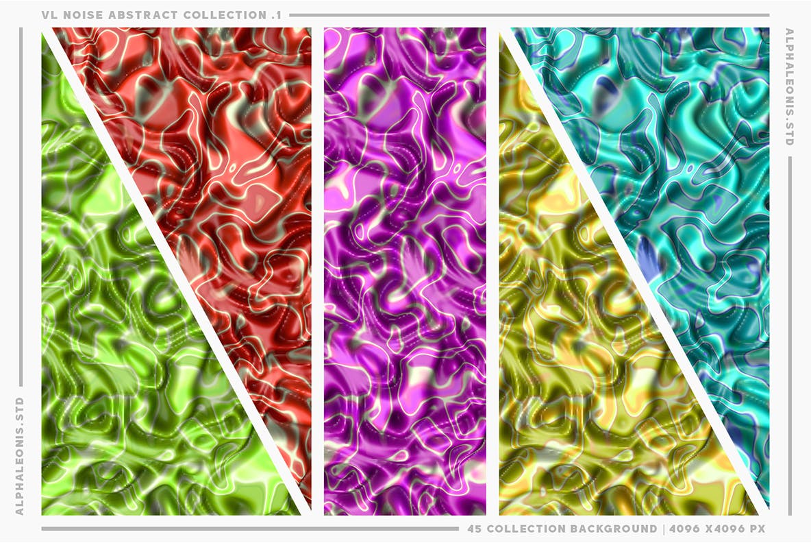 3D抽象液体纹理背景 Abstract Liquid Textures 3D 图片素材 第9张