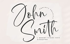 个性书法手写字体 John Smith Script Font