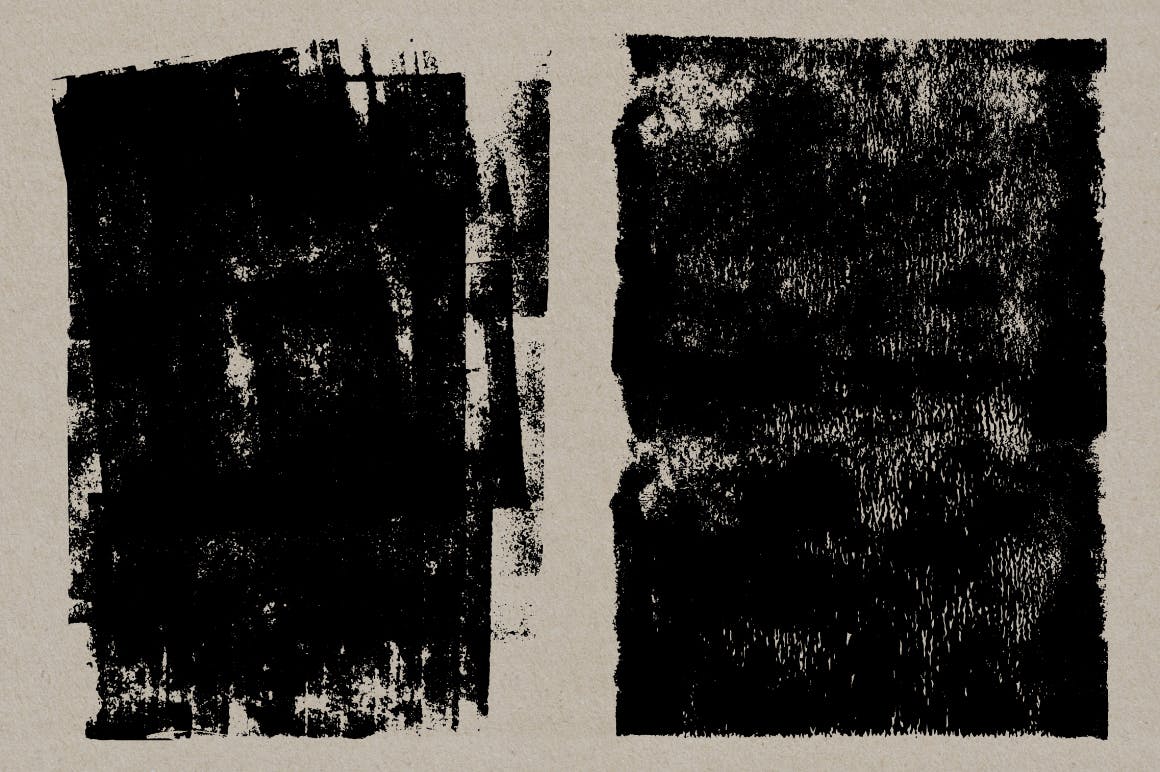 干墨纹理 – 矢量EPS和PNG素材 Dry Ink Textures – Vector & PNG 图片素材 第4张