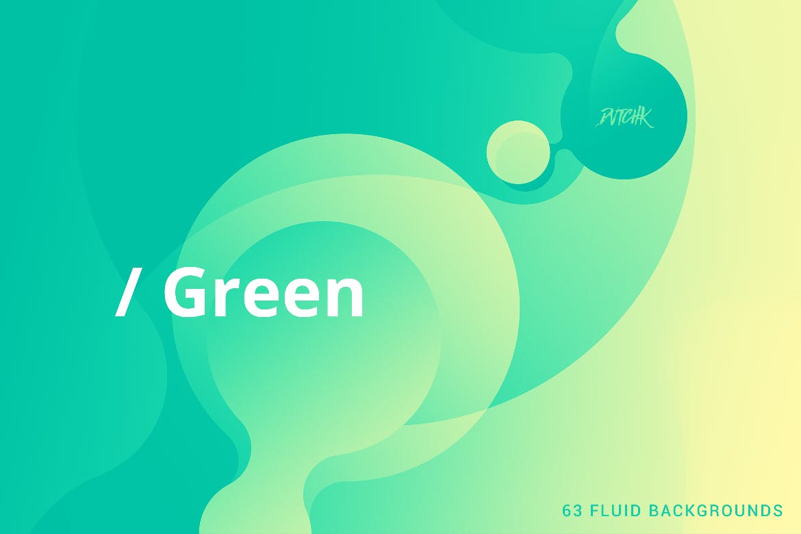 绿色渐变柔和流体背景 Green | Soft Fluid Backgrounds 图片素材 第3张