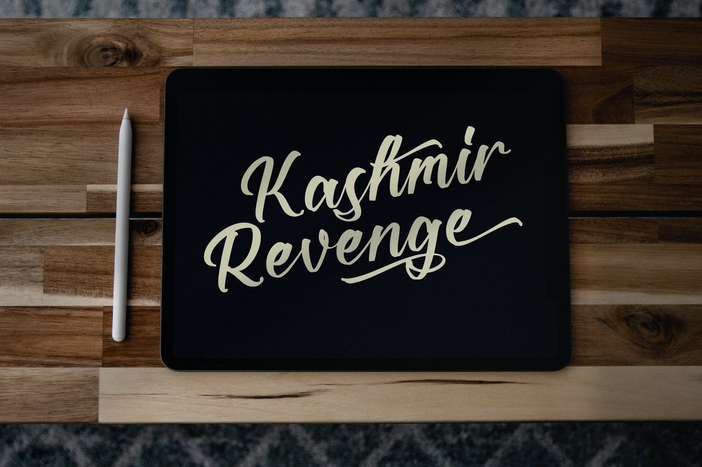 现代艺术书法字体素材 Kashmir Revenge Calligraphy Font 设计素材 第8张