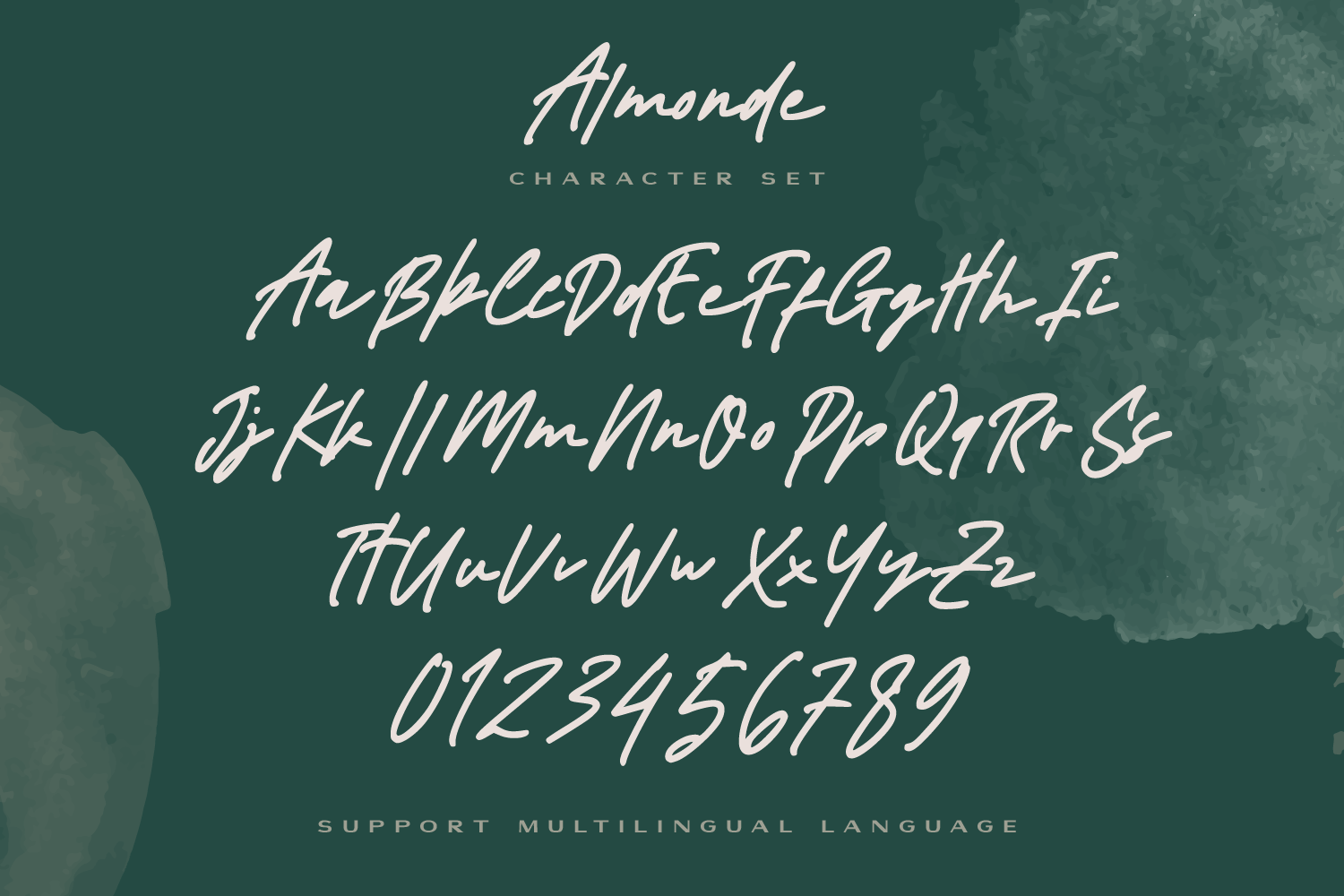 现代优雅英文手写签名字体 Almonde – Modern Signature Font 设计素材 第5张