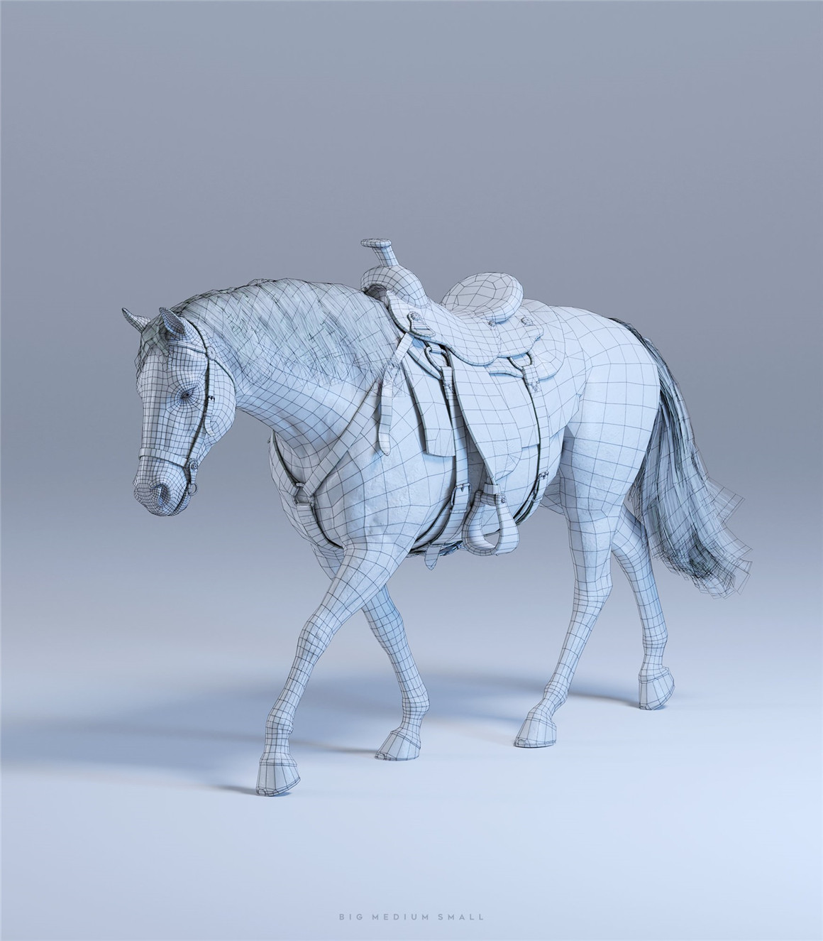 Blender模型：狂野西部牛仔人物马匹房屋建筑骑道具3D模型捆绑包 BuildingsBigMediumSmall - WildWest Collection Bundle 影视音频 第7张