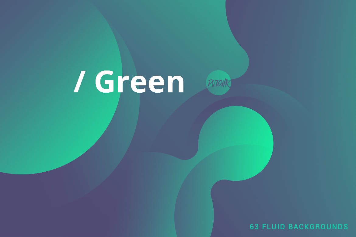 绿色渐变柔和流体背景 Green | Soft Fluid Backgrounds 图片素材 第2张