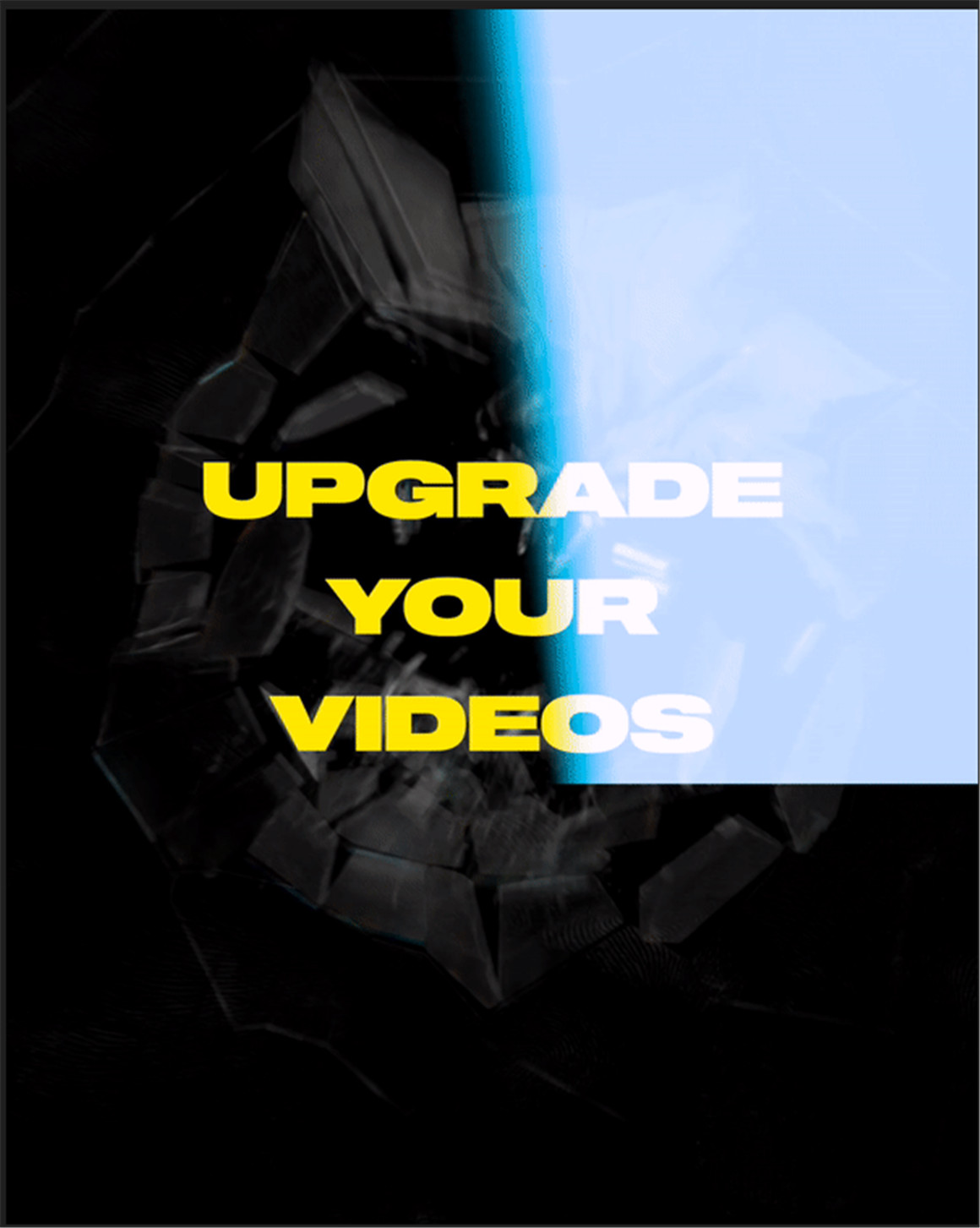 CFX 17个梦幻未来感蓝色画面闪烁4K转场过渡视频素材包 Blue Future Transitions 影视音频 第5张