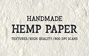 逼真的手工麻纸纹理背景素材 Handmade Hemp Paper Textures
