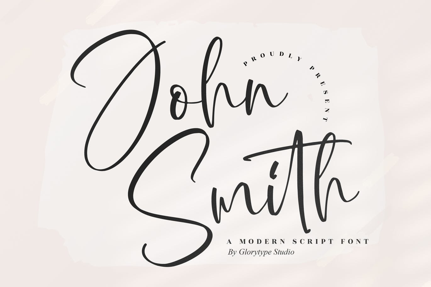 个性书法手写字体 John Smith Script Font 设计素材 第1张