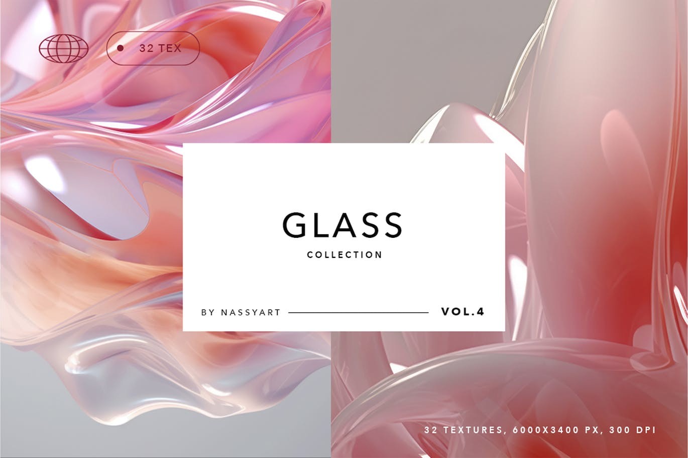 32张高端时尚玻璃质感液体背景素材JPG格式 图片素材 第6张