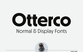 Otterco现代无衬线英文字体完整版