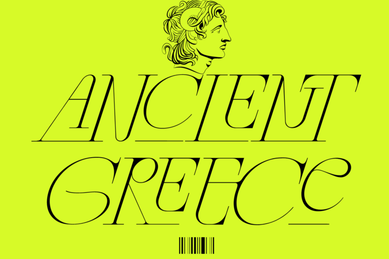 Ancient Greece优雅衬线英文字体 设计素材 第1张