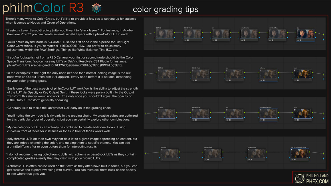 540个创意视觉大师电影后期调色LUT调色预设包 PhilmColor R3 . 第17张