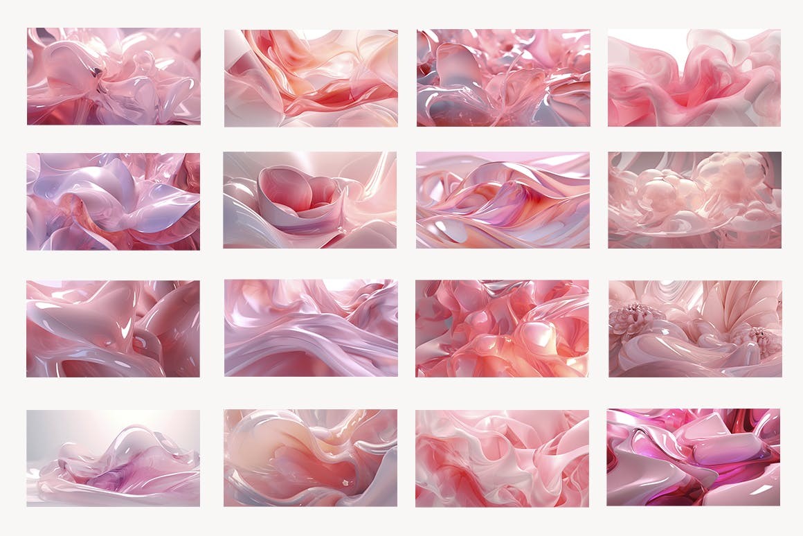 32张高端时尚玻璃质感液体背景素材JPG格式 图片素材 第10张