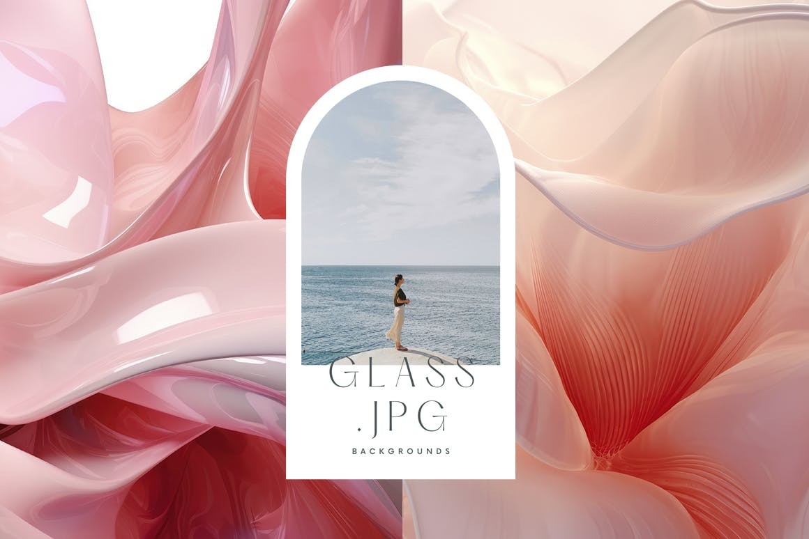 32张高端时尚玻璃质感液体背景素材JPG格式 图片素材 第2张