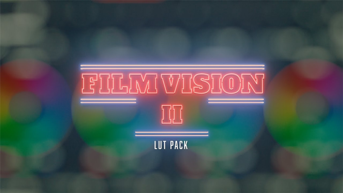 SERR FilmVision V2 LUT Pack 复古8mm/16mm/35mm胶片模拟仿真商业级颜色分级预设包 . 第1张
