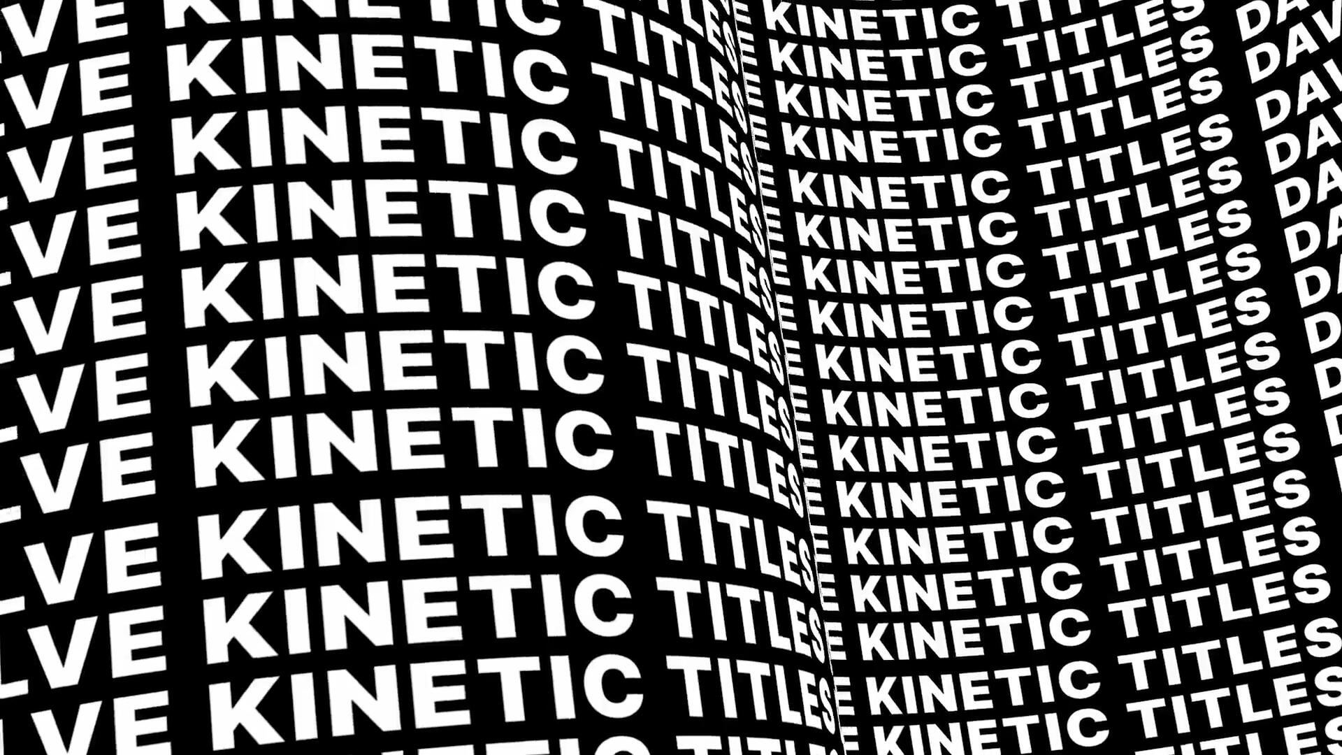达芬奇预设：10个野蛮动力学抽象海报错别字循环文本标题动画排版包 Kinetic Titles for Davinci Resolve . 第6张