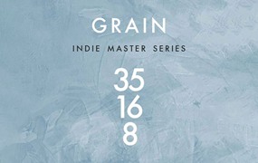50个复古质感35/16/8mm颗粒纹理剪辑视频素材 Cinegrain - Grain - Indie Master Series